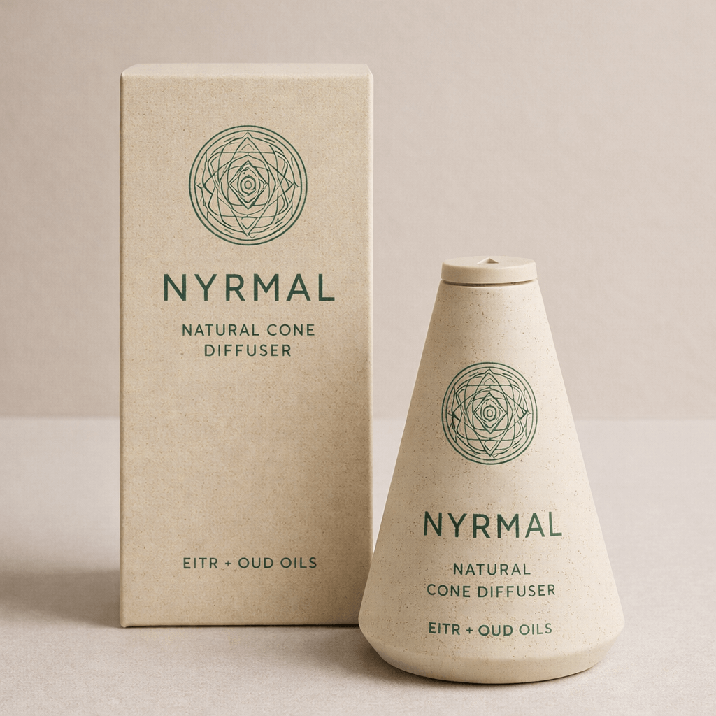 Nyrmal EITR Edition — Stone and Green scented camphor cone